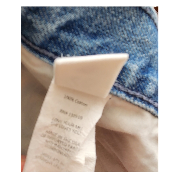 Mumu Blue Seattle Straight Leg Women's Jeans Mid Rise Size 26 - Picture 4 of 5